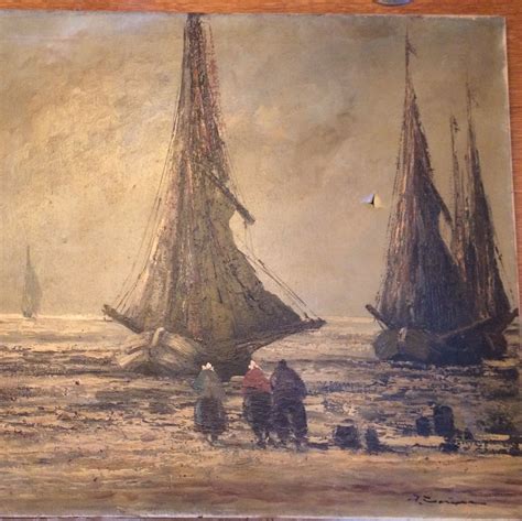 wer kennt kuenstler motiv und alter holland maler schiff