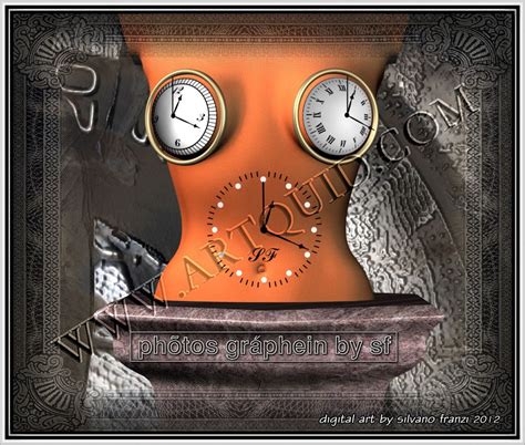 surreal clock sculptur  clock surrealism art