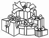 Coloring Gifts Lot sketch template
