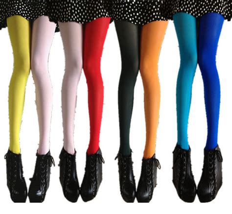 fashion sexy women patchwork footed tights stretchy pantyhose stockings