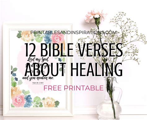 printable bible verses  healing printables  inspirations