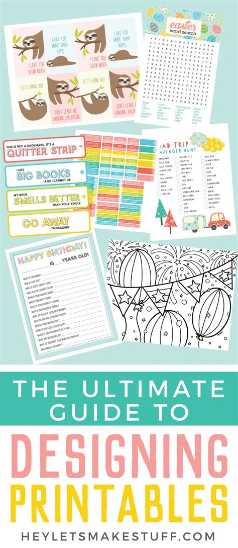 ultimate guide  designing printables hey lets  stuff