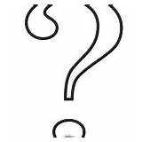 Question Mark Printable Coloring Clipartmag sketch template