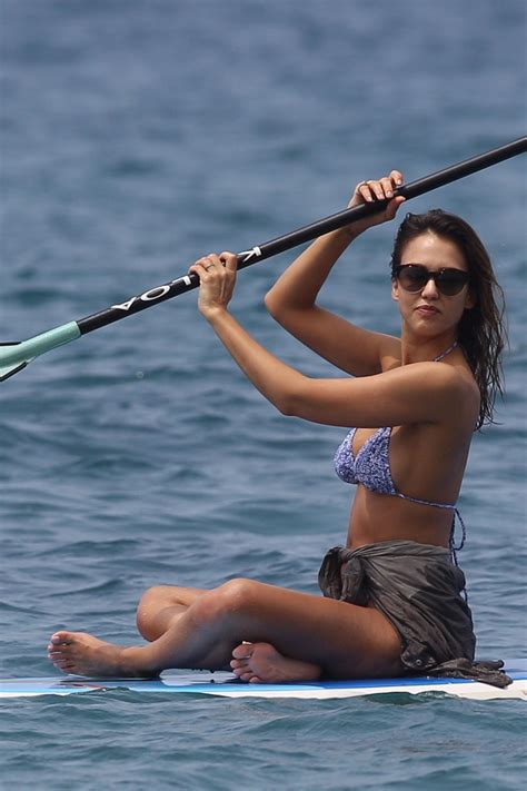 jessica alba wearing a bikini on a beach in hawaii 223 celebrity