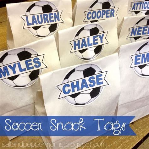 soccer snack tag printables soccer team snacks soccer snacks soccer
