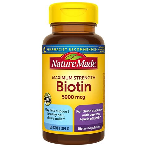 nature  biotin  mcg dietary supplement liquid softgels walgreens