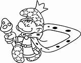 Coloring Smurf King Wecoloringpage Pages sketch template