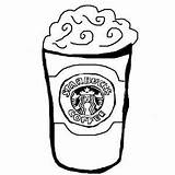 Starbucks Cafe Coloring Dibujosonline sketch template