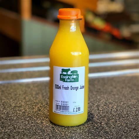 freshly squeezed orange juice ml essington farm