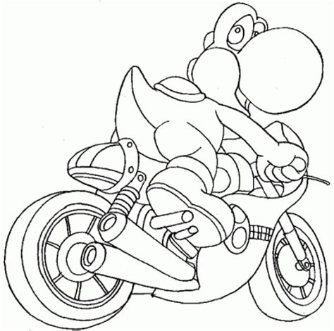 mario kart characters coloring pages coloring home