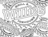 Willie sketch template