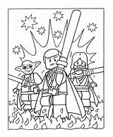 Luke Coloring Skywalker Lego Pages Getdrawings sketch template