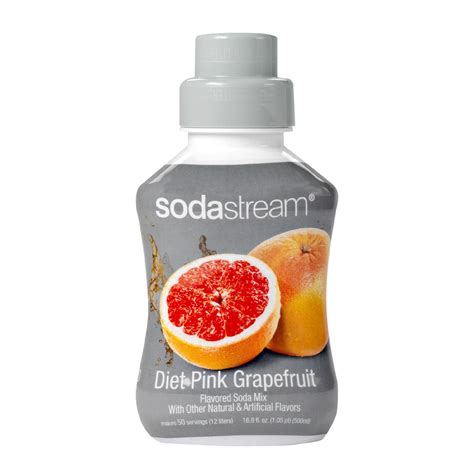 sodastream  ml soda mix diet pink grapefruit
