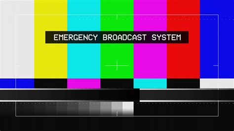 emergency broadcast system     test reportage   aesthetic edge
