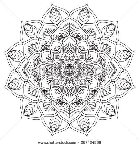 mandala vintage decorative elements oriental pattern vector