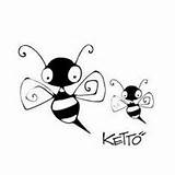 Ketto Stamps Coloring Crafty Digi Crafts Shrink Ladybug Bee Bug Doodles Country Illustration Drawing Line Print Cute sketch template