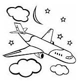 Coloring Pages Boeing Airplane Kids Air Force Printable sketch template
