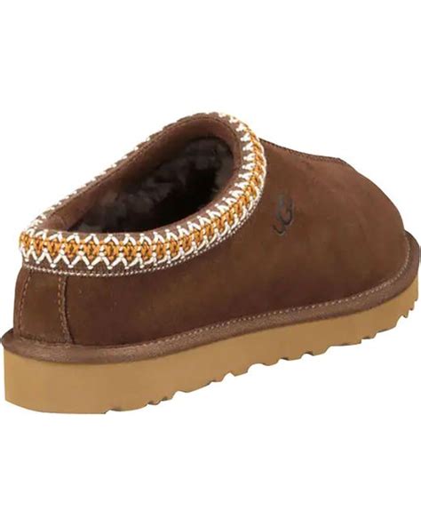 ugg wool tasman slipper in chocolate brown for men lyst