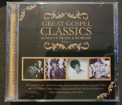 Great Gospel Classics Songs Of Praise And Worship Vol 1 By Various