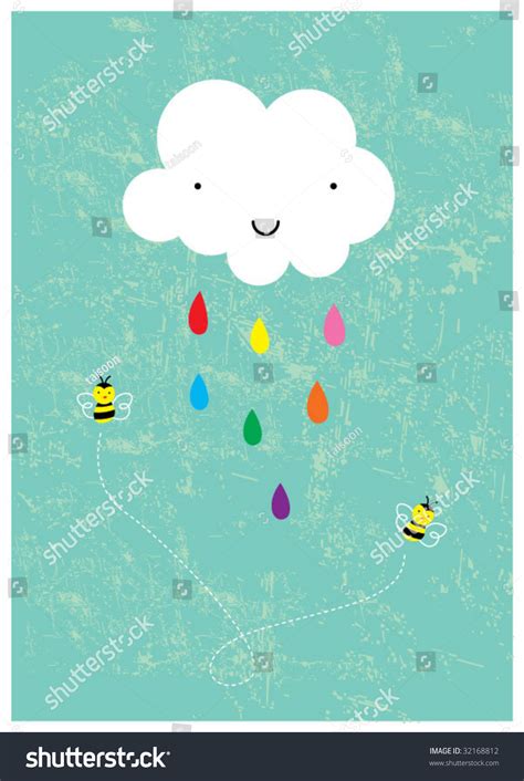 happy raining day stock vector illustration  shutterstock