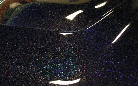 black holographic metal flake black prism flake paint  pearl custom cars paint car