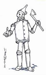 Tin Man Sketch Drawing Cartoon Clipart Paintingvalley Oil Collection sketch template
