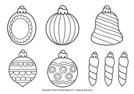 christmas ornament coloring pages part