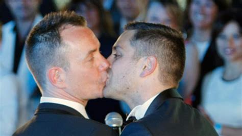 first same sex marriage held in france following legalisation of gay