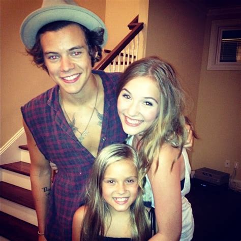 they love harry styles — and he loves them back lennon and maisy facts popsugar