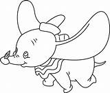 Dumbo Coloring4free A4 Kids Coloringpages101 sketch template
