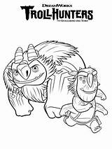 Trollhunters Coloring Blinky Troll Hunter Pages Hunters Kids Printable Dreamworks Template sketch template