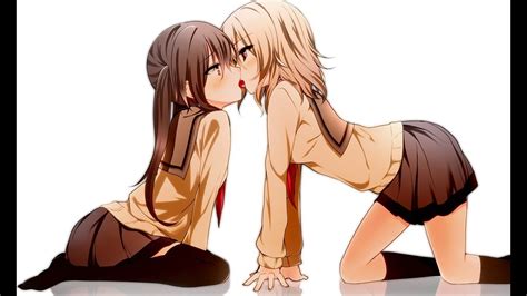 anime asmr yuri kissing your neck senpai youtube
