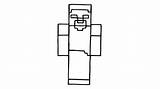 Herobrine Minecraft Drawing Draw Drawings Paintingvalley Herobrin sketch template