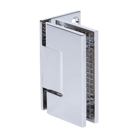shb180 cp 0c mont hard 180 degree glass to glass shower hinge in