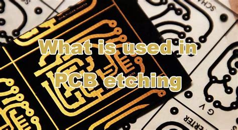 pcb etching  guide  materials methods  safety precautions