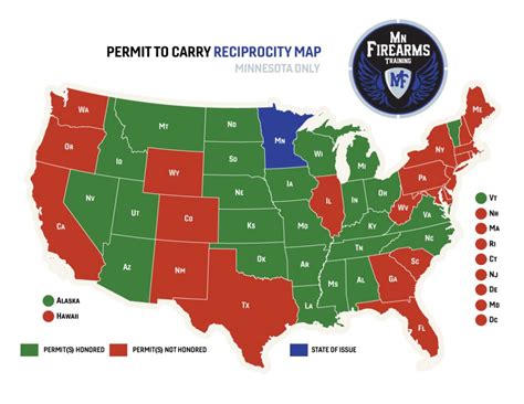 permit to carry maps mn firearms training florida ccw reciprocity