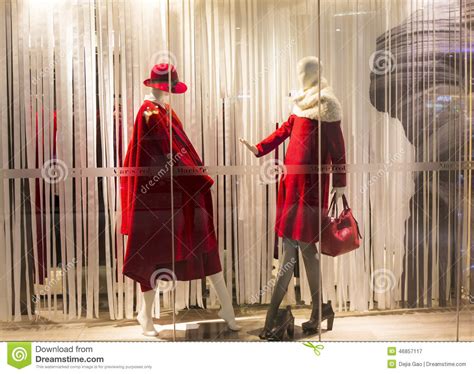 Clothes Shop Window Fashion Clothing Store Editorial