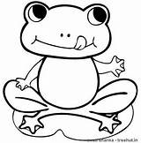 Frogs Frosch Rana Clipartmag Froglet Ausmalbild Animali Arte Hungry Ausmalen Sapo öffnen sketch template