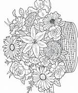 Coloring Nature Pages Getdrawings Adult sketch template