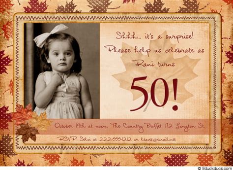 Free Printable 50th Birthday Invitations Free Invitation