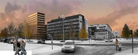 skelleftea kraft headquarters sweden offices  architect
