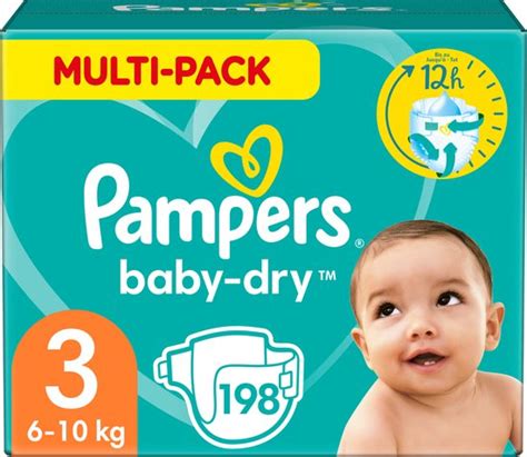 pampers baby dry luiers maat    kg  stuks multi pack bol
