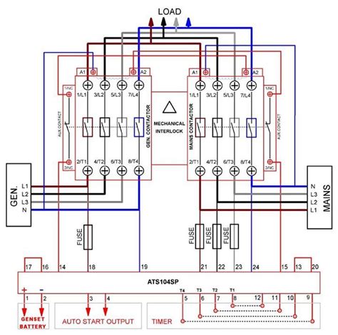 impressive generator automatic transfer switch wiring diagram light schematic sony  pin harness