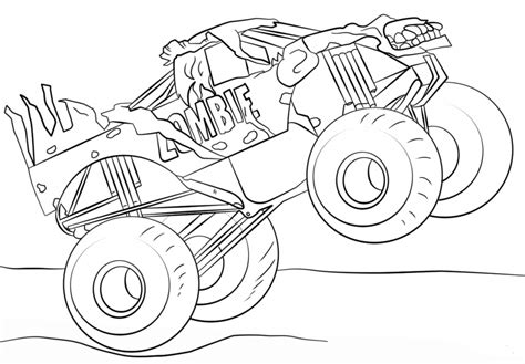 printable monster jam coloring pages printable word searches