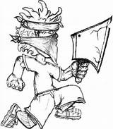Hatchet Man Icp Drawings Coloring Pages Drawing Juggalo Book Insane Clown Posse Getdrawings Paintingvalley sketch template