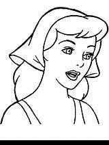 Coloring Pages Cinderella Princess Disney Popular sketch template