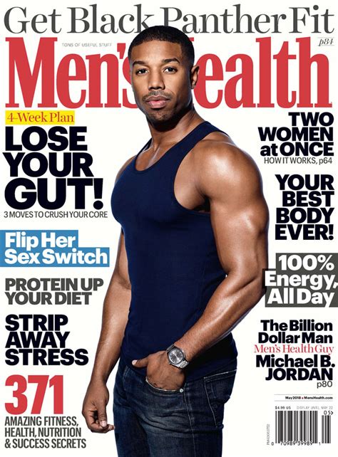 Michael B Jordan Blesses The Covers Of Men S Health