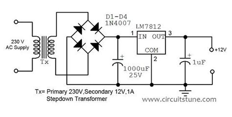 regulated power supply circuit diagram circuitstune power supply circuit circuit diagram
