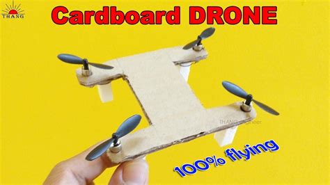 cardboard drone  easy   fly youtube