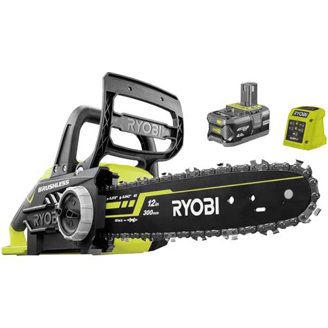 Ryobi 18v One 4 0ah 12” Hp Brushless Chainsaw Kit Bunnings Australia